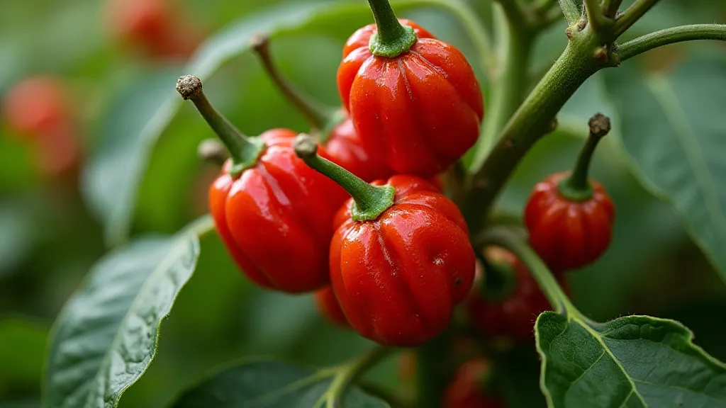 Ripe Ghost Peppers