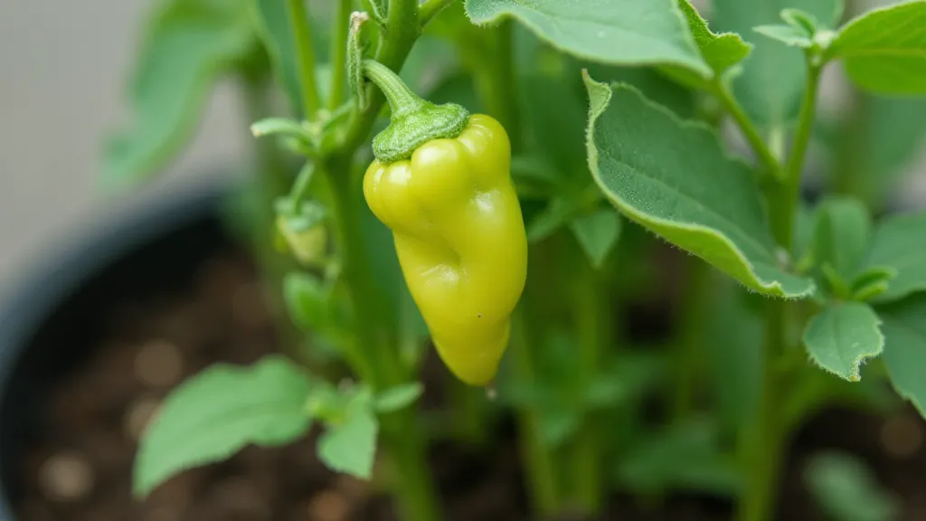 Ghost Pepper Seedling